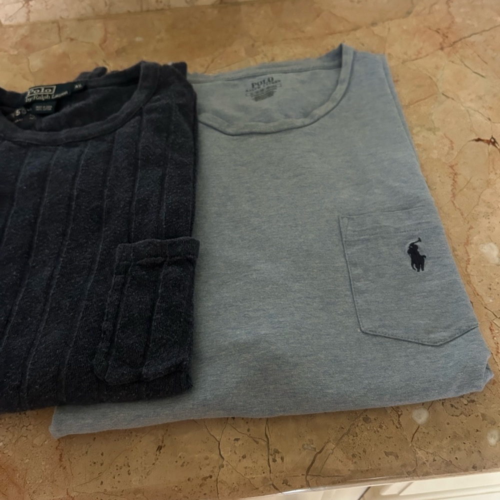 Polo Ralph Lauren Blue and Dark blue T-Shirts